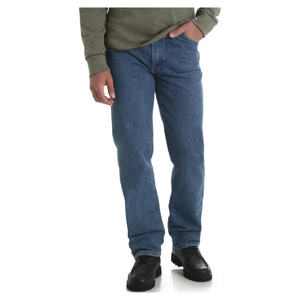 Wrangler Rustler Men's Regular Fit Jeans - Stonewash