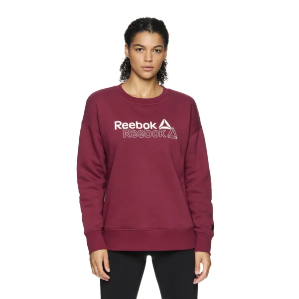 Reebok Women’s and Women’s Plus After Class Crewneck Sweatshirt